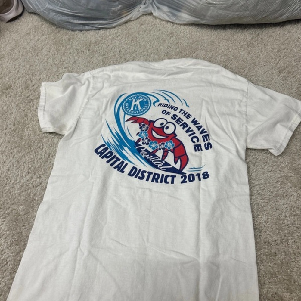 White Graphic Men's Shirt